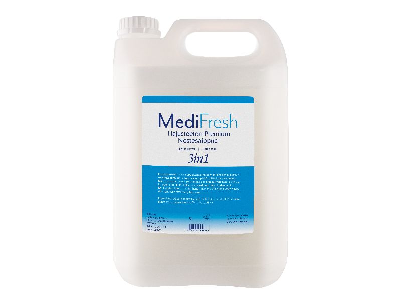 MediFresh Hajusteeton Premium nestesaippua 3in1 5 l 