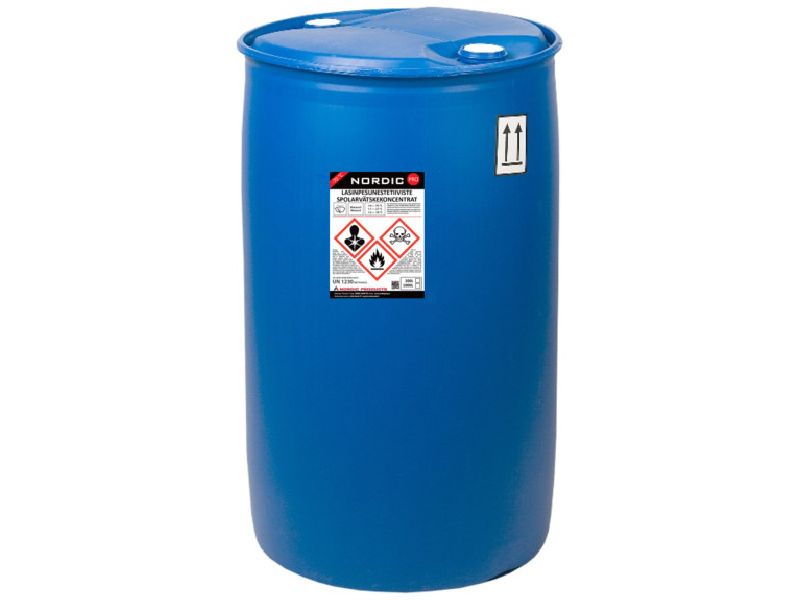 NORDIC Tuulilasinpesuneste Metanoli -70 200 L